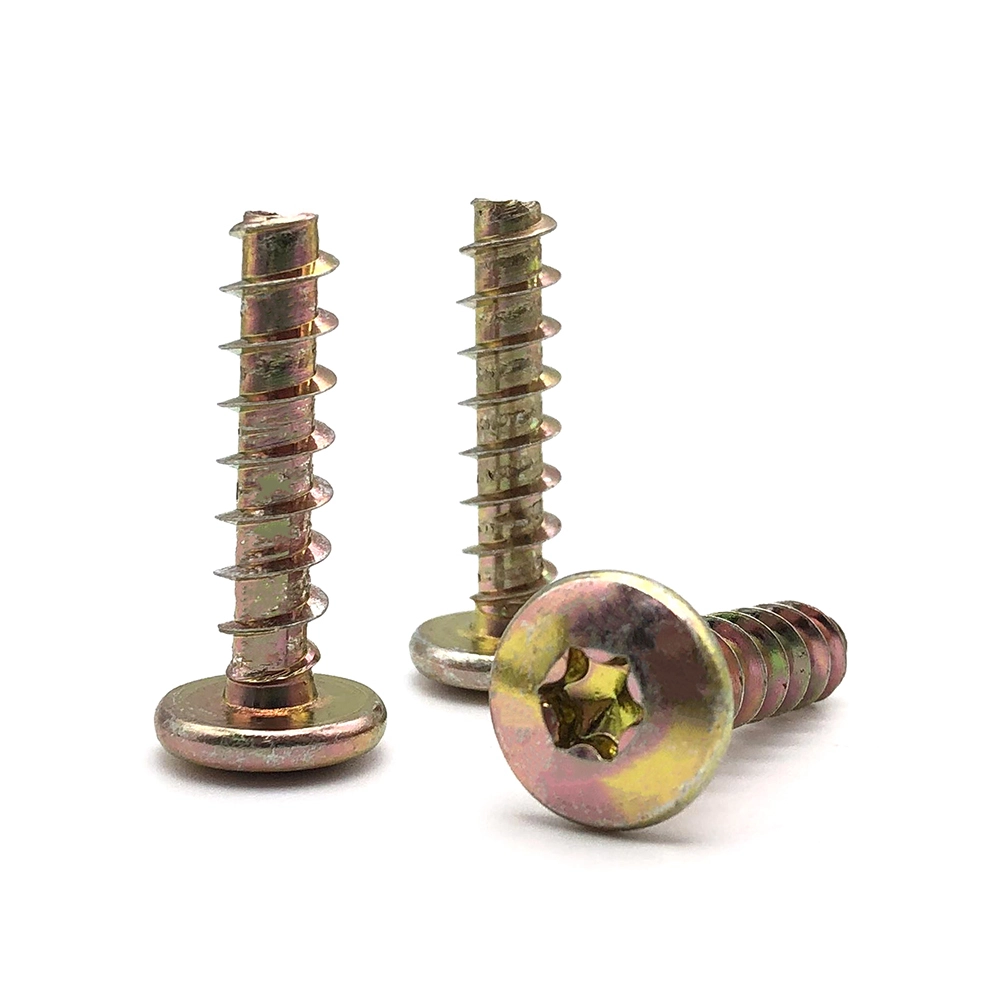 Customised six-lobe oval stainless steel torx drive double countersunk Torx head wood chipboard screw 1