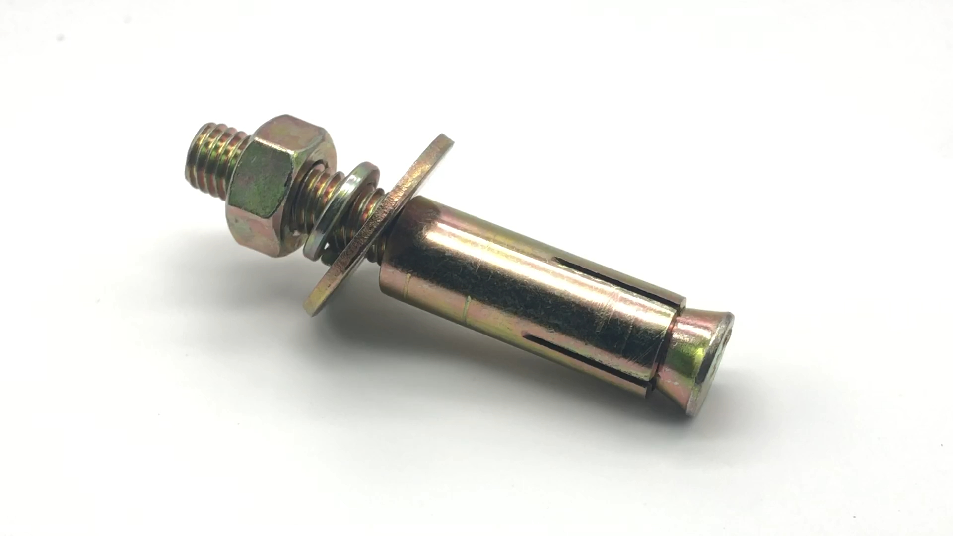 Grade 8.8 Stainless Steel Carbon Steel Color Zinc Sleeve Elevator Expansion Anchor Bolt With Spring Washer 1