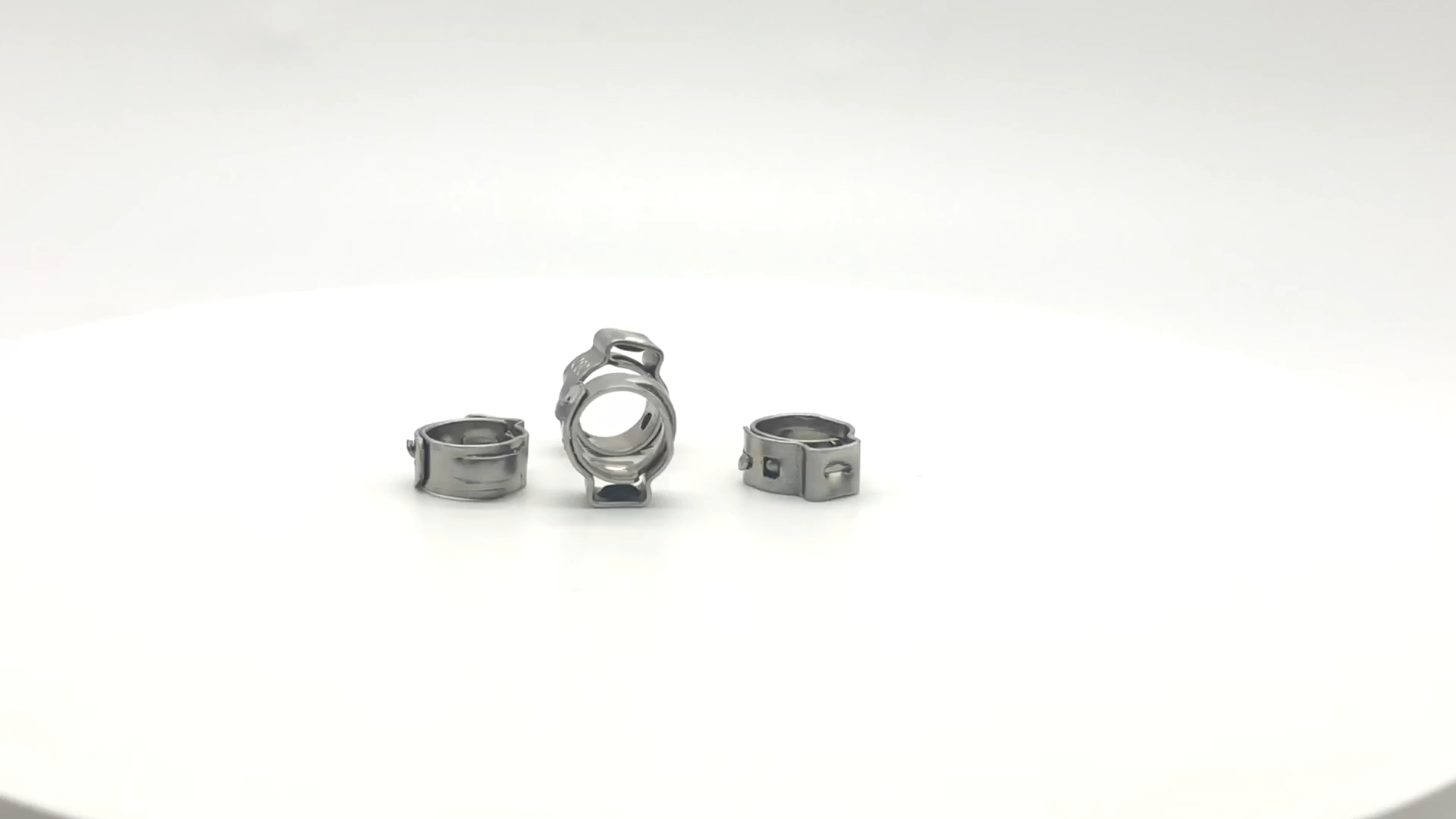 Single Ear Hose Clamps 304 Stainless Steel Single Ear Hose Clips Ear Pipe Clamps for Sealing Kinds of Hose 1