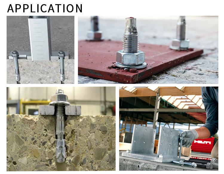 Chuanghe - China prices 5/16 hex sleeve anchor bolts wedge yellow zinc plated anchor bolt concrete anchor bolt for structural steel expansion bolts 12