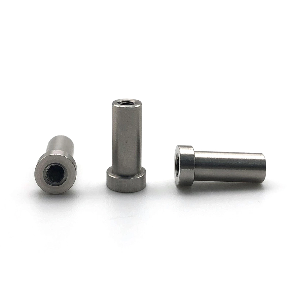 Precision CNC Turning Metal Parts Non-standard Flat Head Rivet Aluminum Lathing Hollow Sleeve Bushing 1
