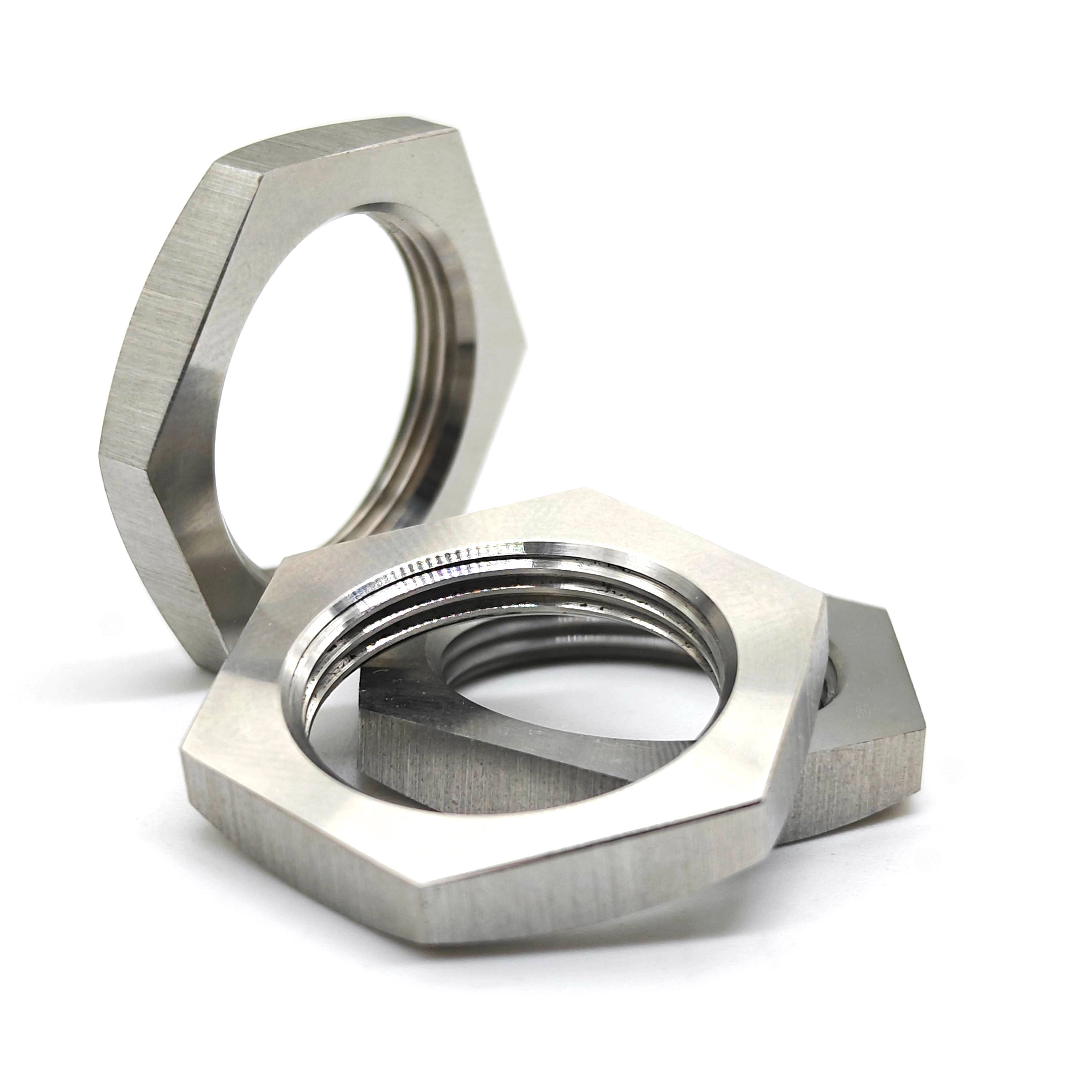 Custom Engineered Fasteners Metal Hexagonal Nut Iron / Stainless Steel/ Inox /Alloy Thin Nut 1