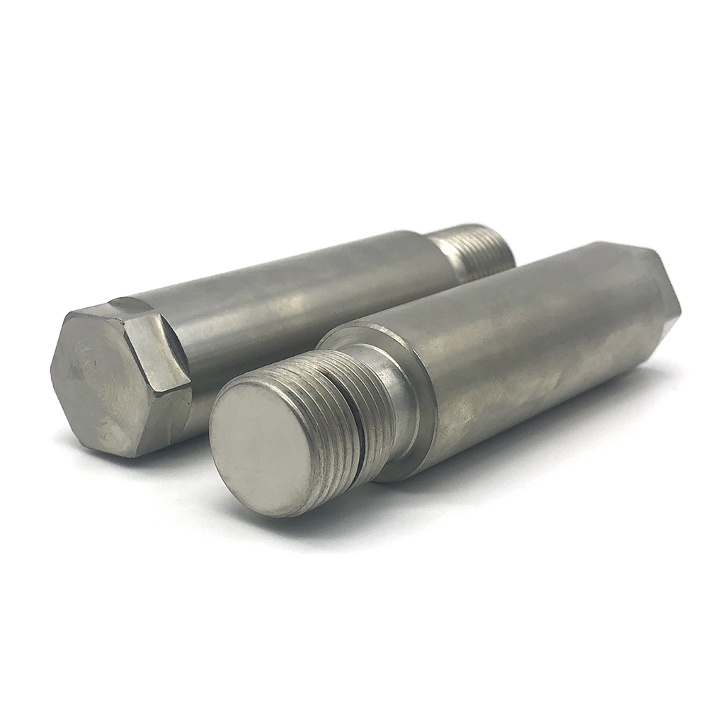 Custom CNC Machining Metric Machine Screws Precision Shoulder Knurled External Thread Dowel Pin 4