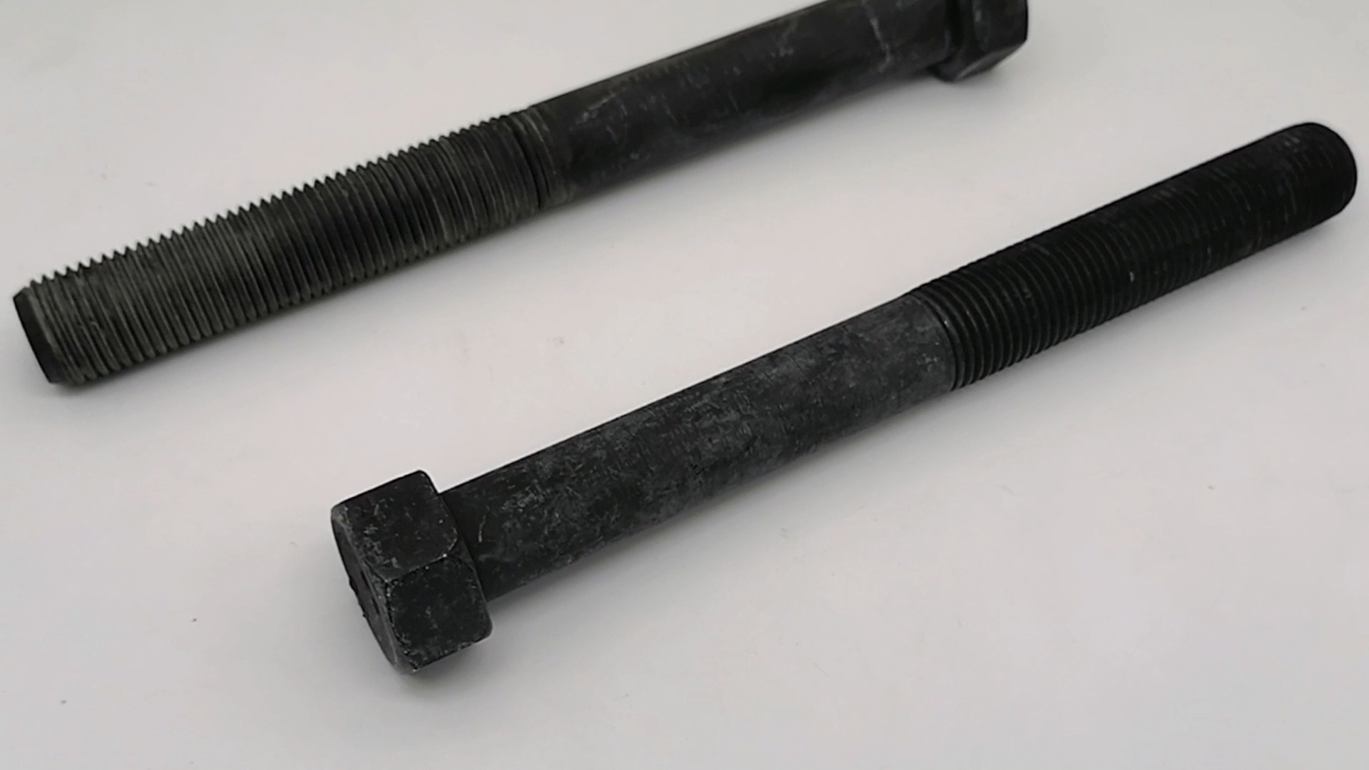 Black Hex Head Screw Caphead Screwsm8 10Mm Blue White Galvanized Outer Half Tooth Full Tooth Bolt Hex Flange Bolt 1