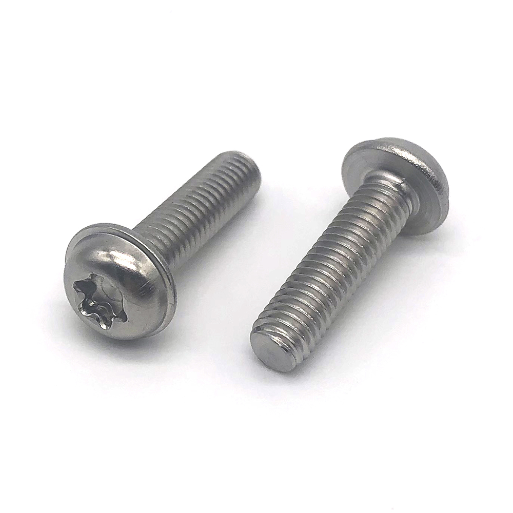 Best Selling Truss  M2.9 /10Mmm Round Aluminum Decorative Slotted Wafer American Torx Button Head Screw 4