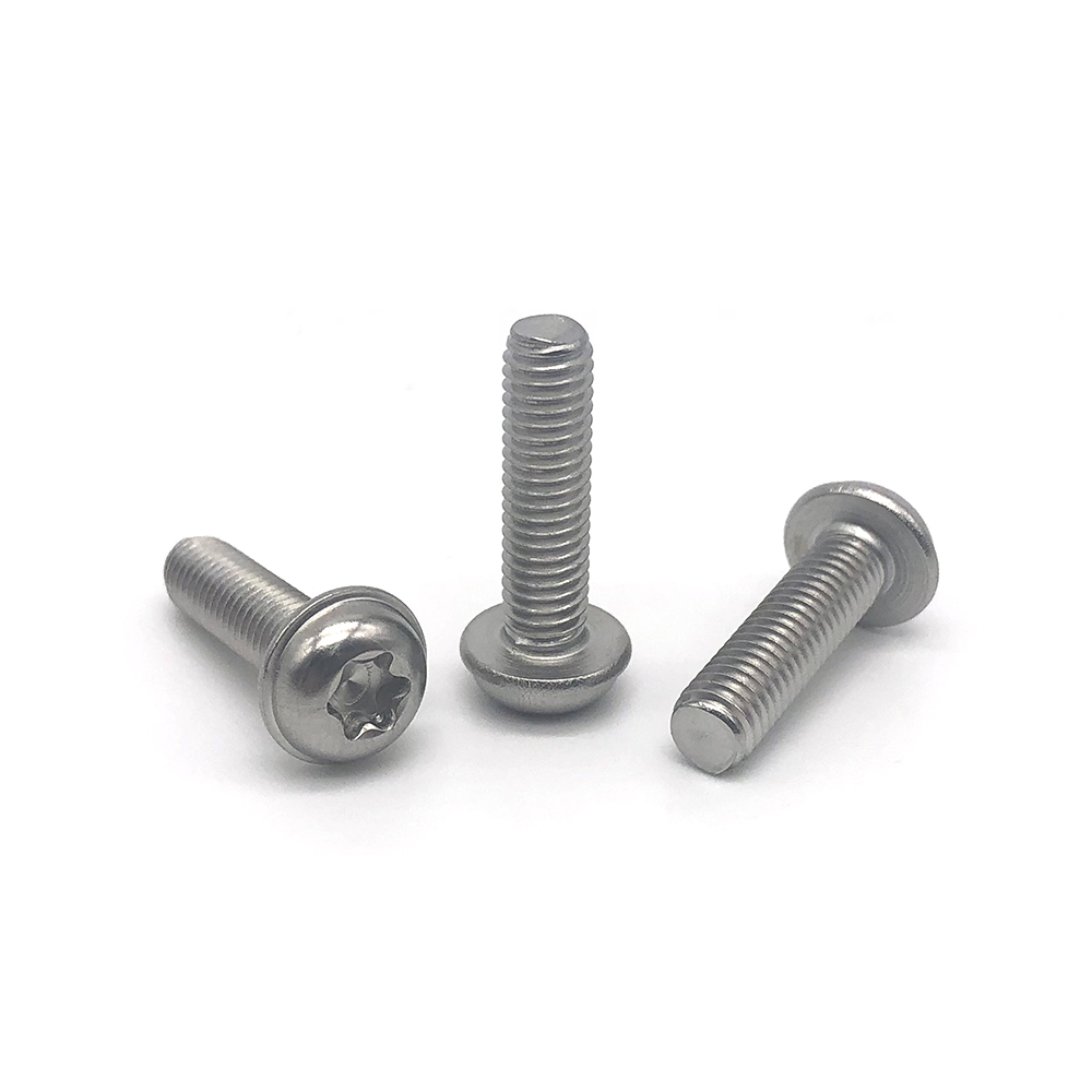 Best Selling Truss  M2.9 /10Mmm Round Aluminum Decorative Slotted Wafer American Torx Button Head Screw 3