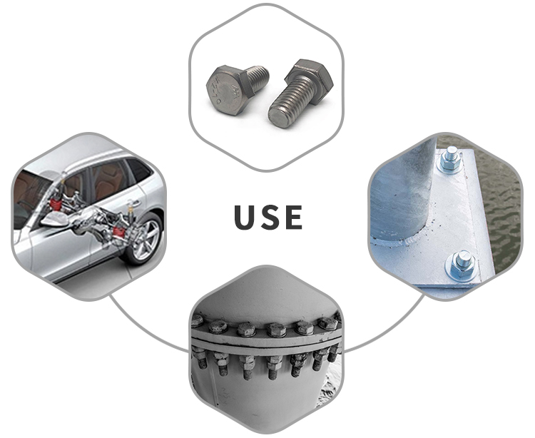 Chuanghe - M4 M5 M6 M8 M10 M12 M14 M16 M18 M20 Stainless Steel 304 Hex Head Bolts Hollow Bolts hex bolts 10