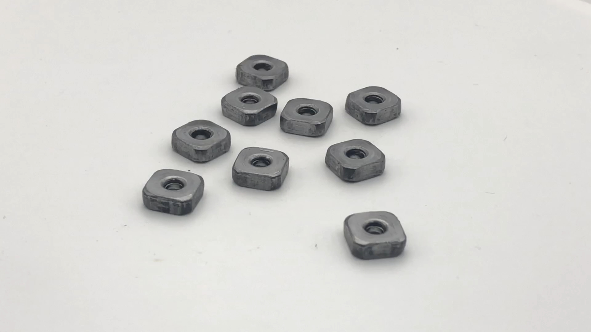 Customized Hardware Fastener Nut Metal Carbon Stainless Steel 304 316 A2 A4 Square Head Nuts Din557 1