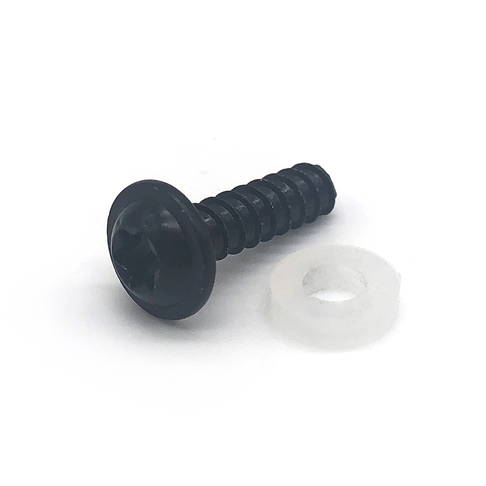 carbon steel fasteners DIN34819 Hexalobular Socket Raised Head Tapping Screws With Collar black screws 4