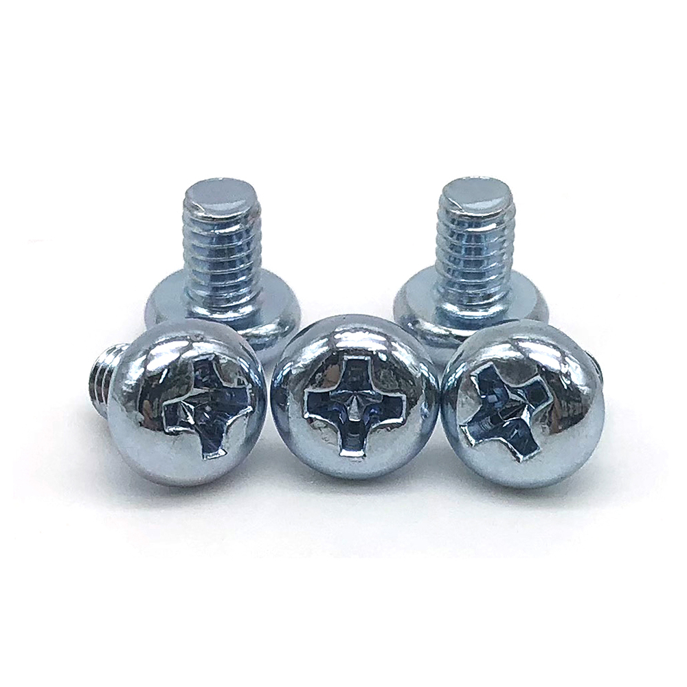 Carbon Steel DIN7500 Phillips Drive Pan Head Thread Forming Screws Blue Zinc Plated 2
