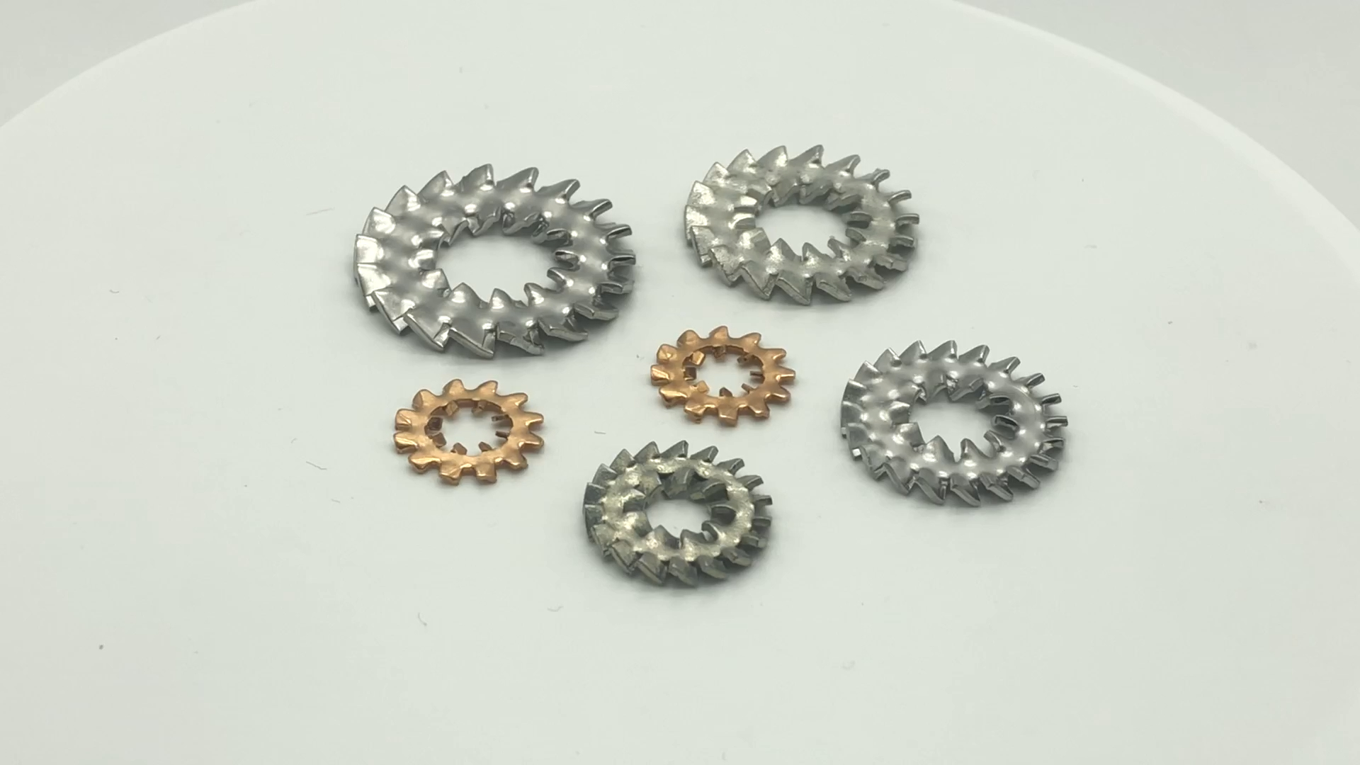 Fastener Serrated Tooth Washer Spring Stainless Steel Internal Serrated External Teeth Lock Washers 1