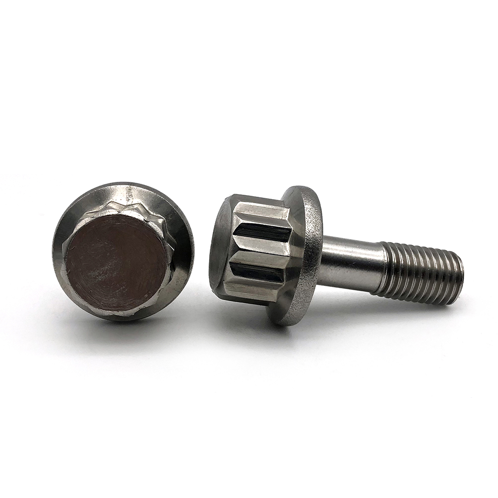 High Quality Custom Titanium Gr2 Gr5 TA2 TC4 BT16 TC16 VT16 Anodized Hollow Out Hexagon Flange Head Tapping Screw 2
