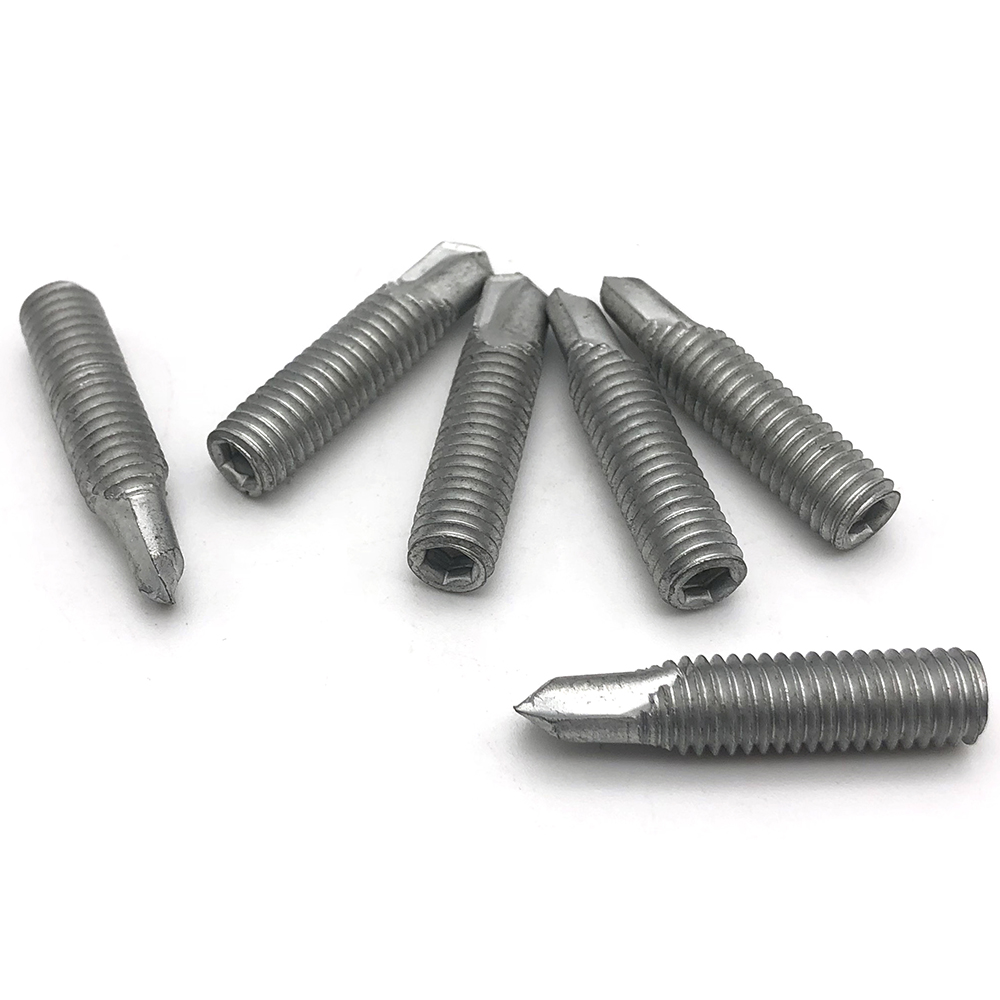 Sunpoint M2 M 3M4 M5 M6 M8 M10 304 Stainless Steel Flat End Machine Set Screw Headless Hex Socket Base Set Screw 2