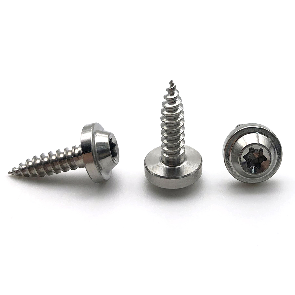 High Strength Custom M8 Hex Flange GR5 Ti-6al-4v Titanium Bolts Titanium Screws Titanium Fasteners 1