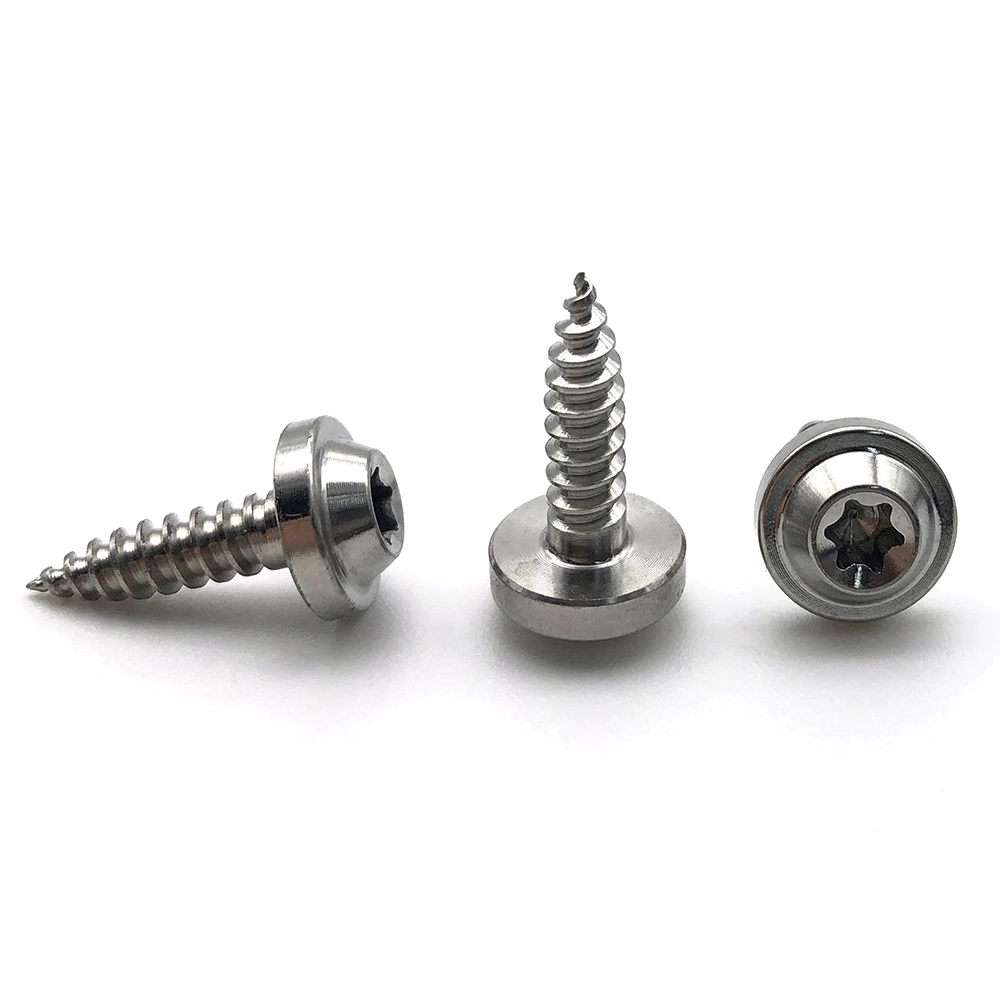 High Strength Custom M8 Hex Flange GR5 Ti-6al-4v Titanium Bolts Titanium Screws Titanium Fasteners 1