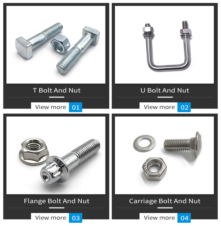 Chuanghe - manufacturers Custom grade 8.8 bolt and nut screw washer DIN931 DIN933 metric stainless steel galvanized hex bolts and nuts hex bolts 10