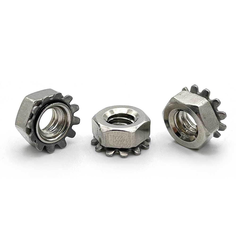 Chuanghe - K Nut Manufacture Custom Hex Locking Nut Steel Stainless Steel K Nut hex nut 9