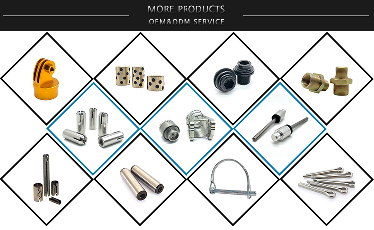 Chuanghe - CNC turning machining Carbon steel Round Head Clevis Pin with Hole dowel pin 10