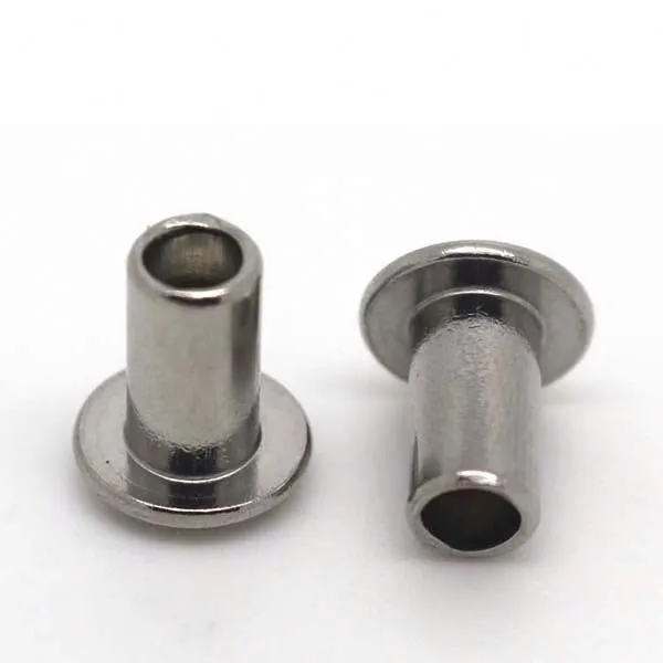 Chuanghe - china supplier nickel plated brass tubular rivets tubular rivet/hollow rivet 1