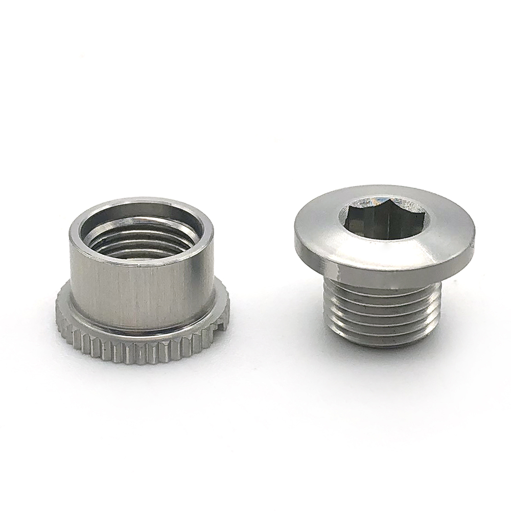 Chuanghe - Aluminum Alloy CNC Black Blue Red Single Chain ring Bolts M8 Single Short Chain Ring Bolts for Road Bike Mountain Bike bicycle screw 7