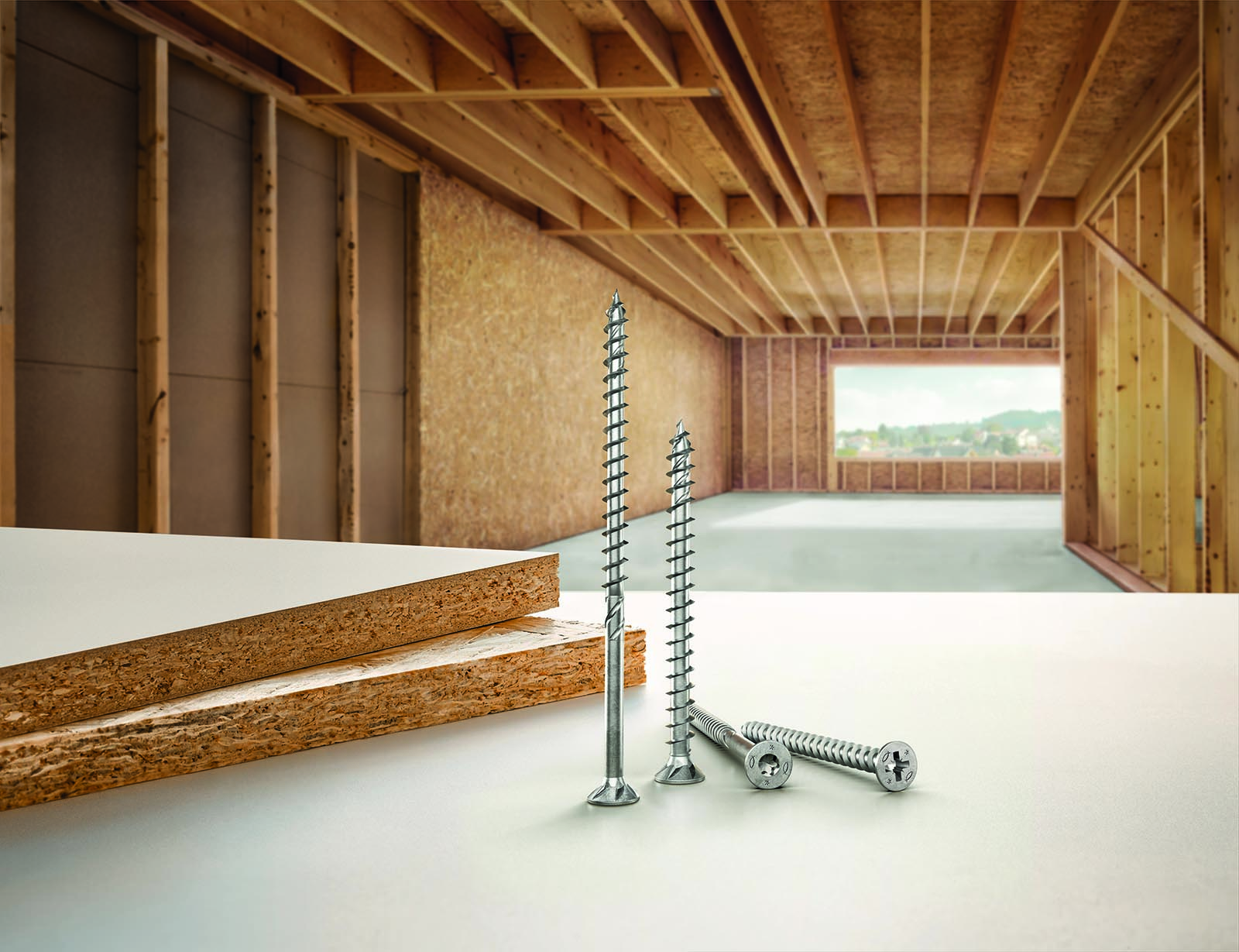 Chuanghe - High Quality Chipboard Yellow Zinc Coated Flat Head Self Tapping screw countersunk head wood screw wood screw 11