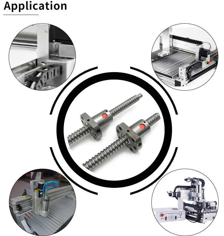 Chuanghe - Wholesale miniature bearing cnc ballscrew nut 1605 lead ball screw ball lead screw 10