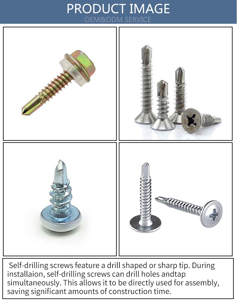 Chuanghe - Made in china ss410 hex flange head DIN 7504 self drilling screw Self drilling screw 7