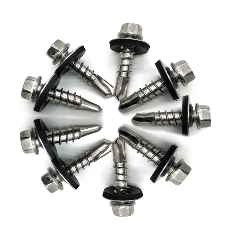 Chuanghe - China wholesale hex head self-drilling screws din7504 hexagon roof rubber washers self drilling screw metal tek roofing screw Self drilling screw 3