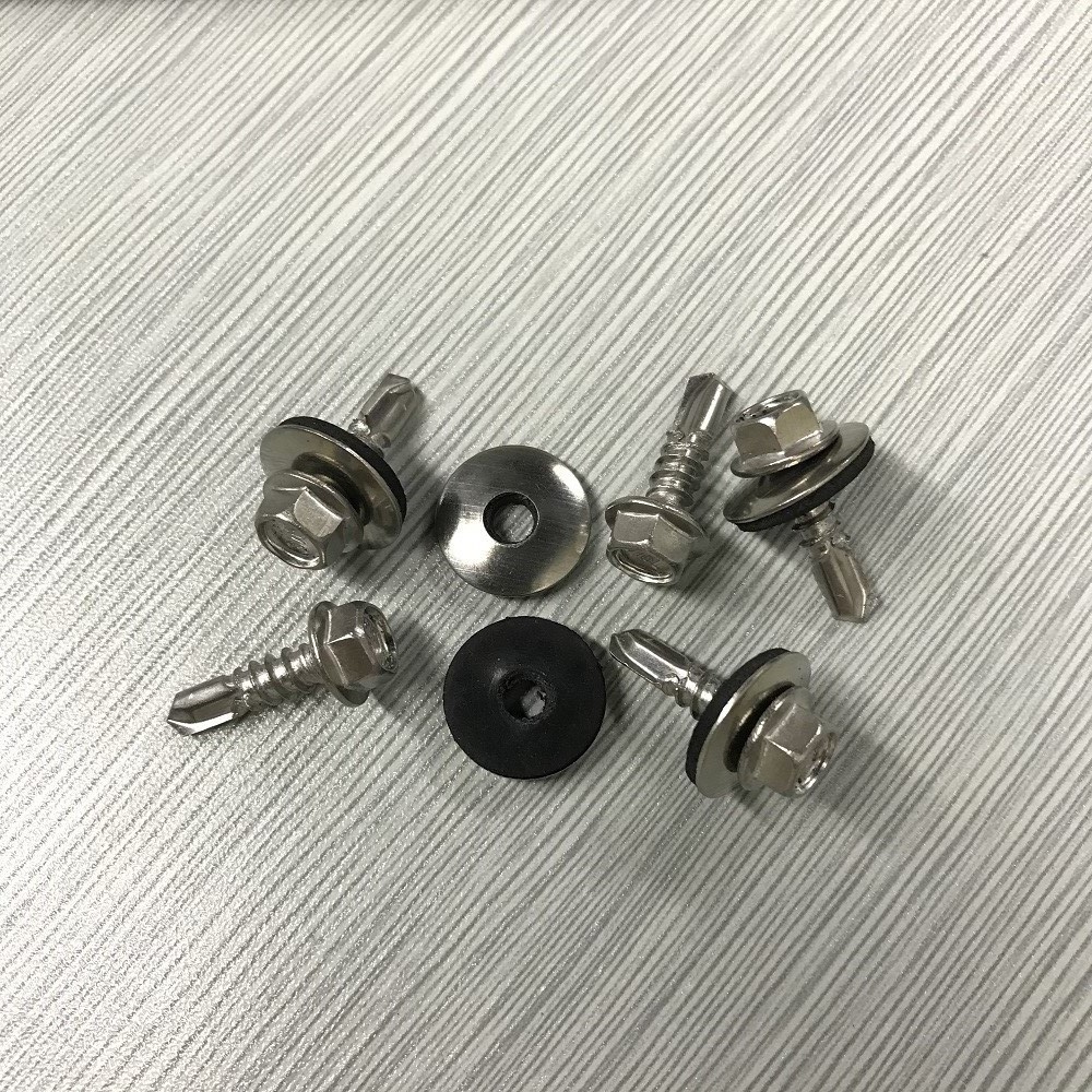 Chuanghe - China wholesale hex head self-drilling screws din7504 hexagon roof rubber washers self drilling screw metal tek roofing screw Self drilling screw 5