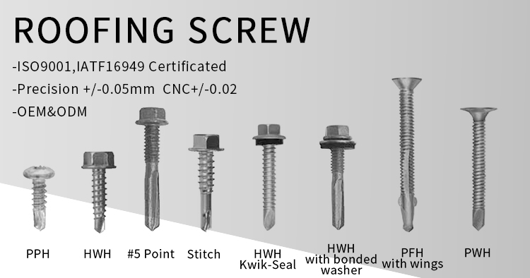 Chuanghe - China wholesale hex head self-drilling screws din7504 hexagon roof rubber washers self drilling screw metal tek roofing screw Self drilling screw 8