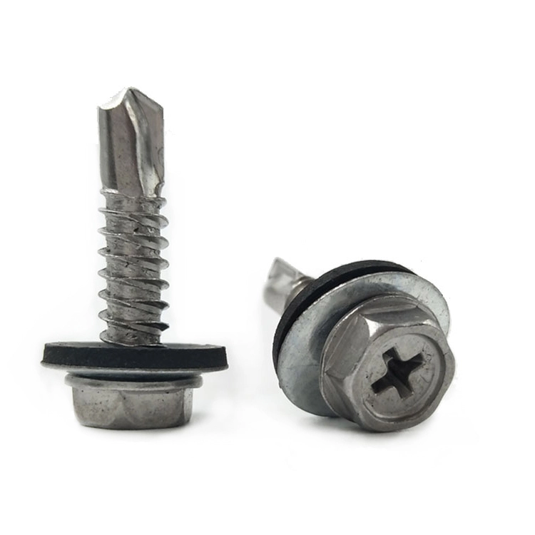 Chuanghe - Wholesale with rubber washer self drilling screws 5/16 m8 galvanised hex head roofing screws Self drilling screw 1