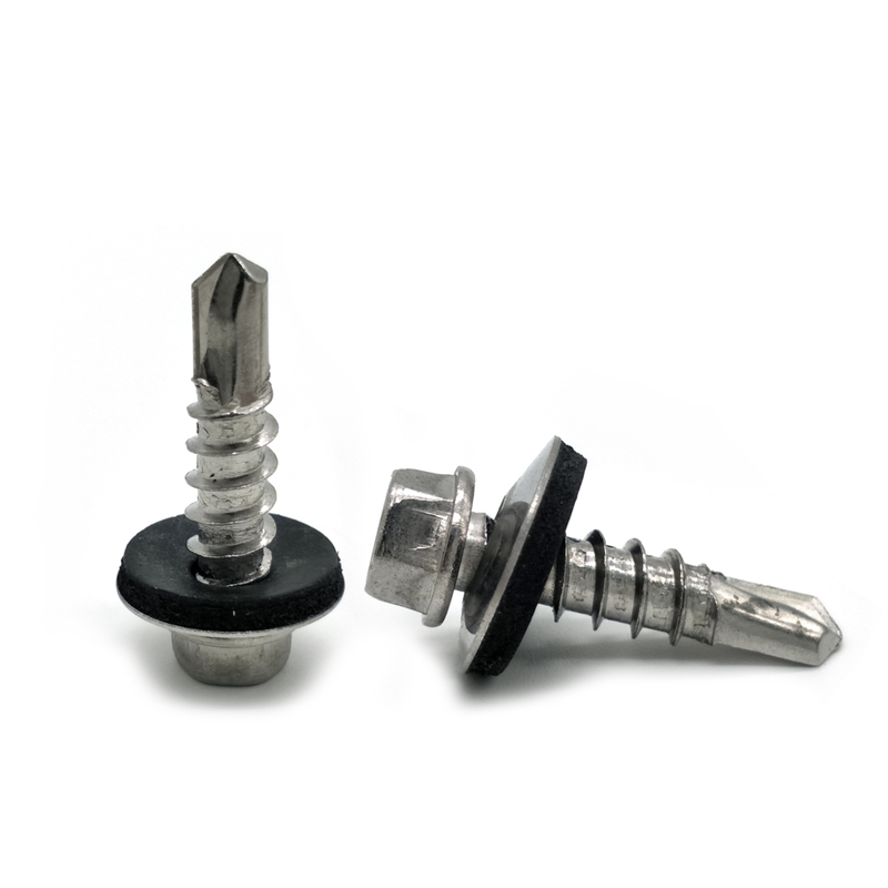 Chuanghe - Wholesale with rubber washer self drilling screws 5/16 m8 galvanised hex head roofing screws Self drilling screw 4
