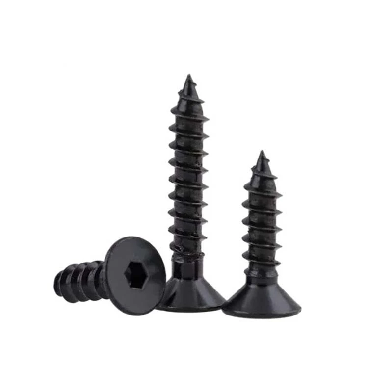 Chuanghe - Wholesale Class 10.9 Black Oxide Coating Hexagon Socket Countersunk Head Self-tapping Screw Self-tapping screw 1