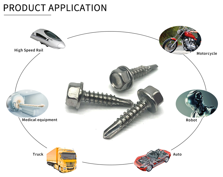 Chuanghe - Wholesale prices csk wood concrete roofing stainless steel hex head self drilling screw Self drilling screw 10