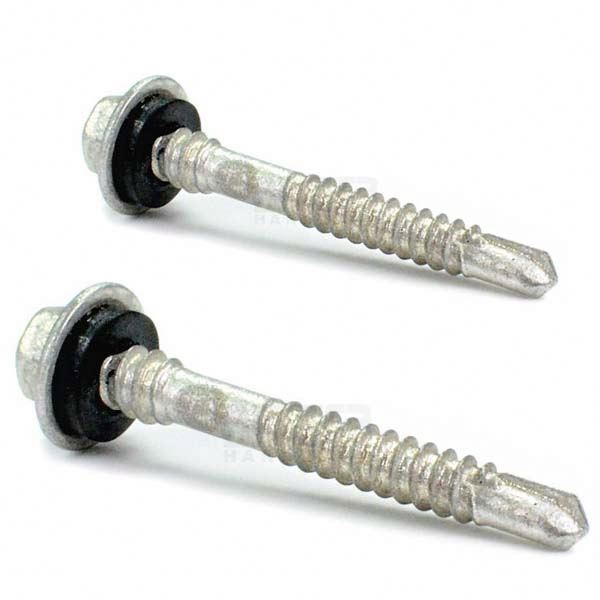 Chuanghe - Metal Galvanized Hexagonal Hex Head stainless steel self drilling screw roofing screw Tek tapping screw With Rubber Washer Self drilling screw 1