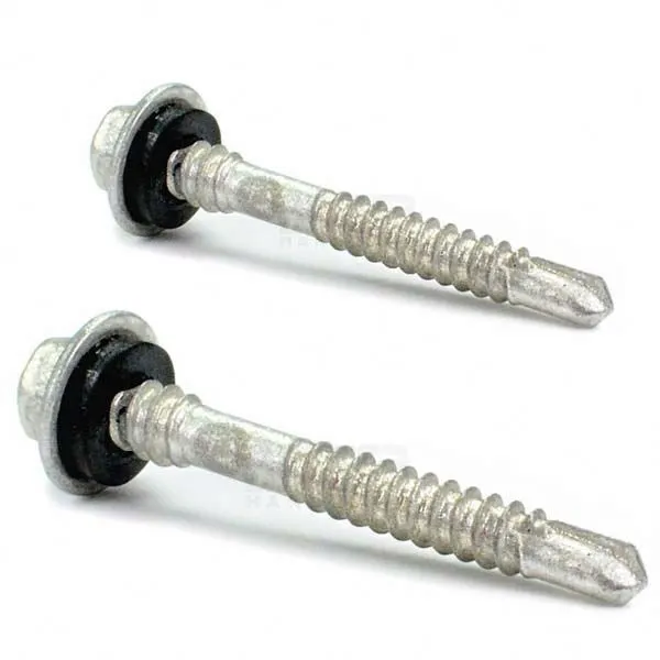 Chuanghe - Metal Galvanized Hexagonal Hex Head stainless steel self drilling screw roofing screw Tek tapping screw With Rubber Washer Self drilling screw 1
