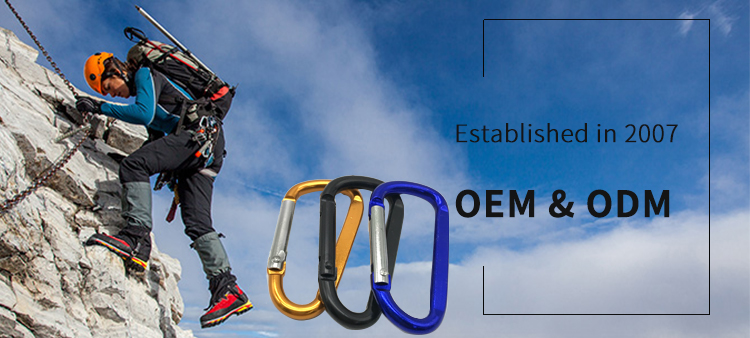 Chuanghe - China supplier safety belts aluminum swivel carabiner Carabiner 6