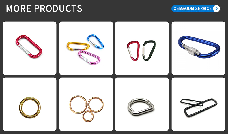 Chuanghe - China supplier safety belts aluminum swivel carabiner Carabiner 8