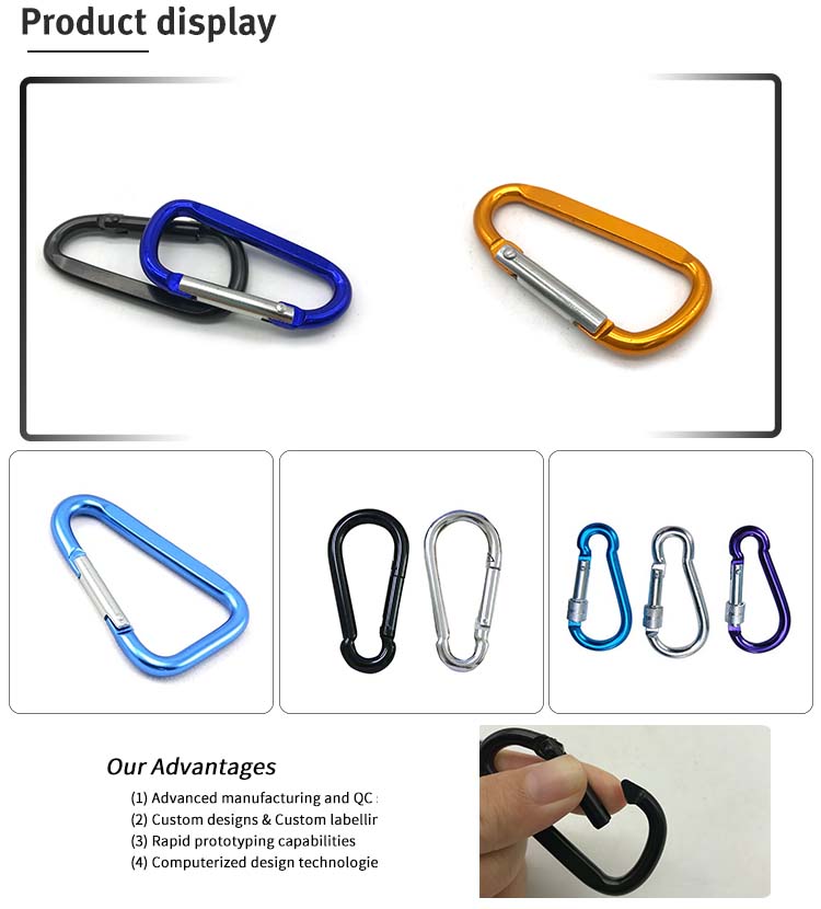 Chuanghe - China supplier safety belts aluminum swivel carabiner Carabiner 7