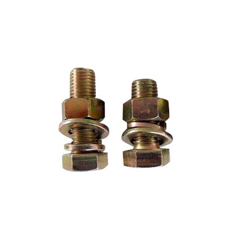 Chuanghe - Factory Produced Hexagon High-strength fasteners Heavy Structural m6 m12 hex Bolts Galvanized yellow zinc hex bolts 3