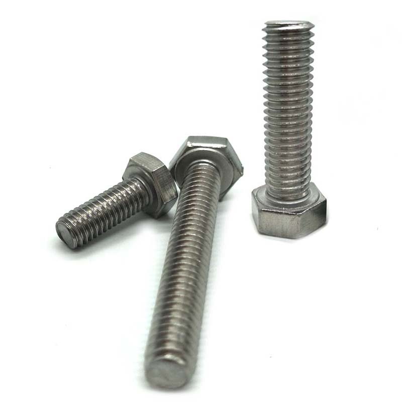 Chuanghe - Factory Produced Hexagon High-strength fasteners Heavy Structural m6 m12 hex Bolts Galvanized yellow zinc hex bolts 6