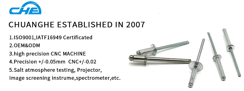 Wholesale Custom rivets black anodized blind rivet aluminum steel dome head pop blind rivet