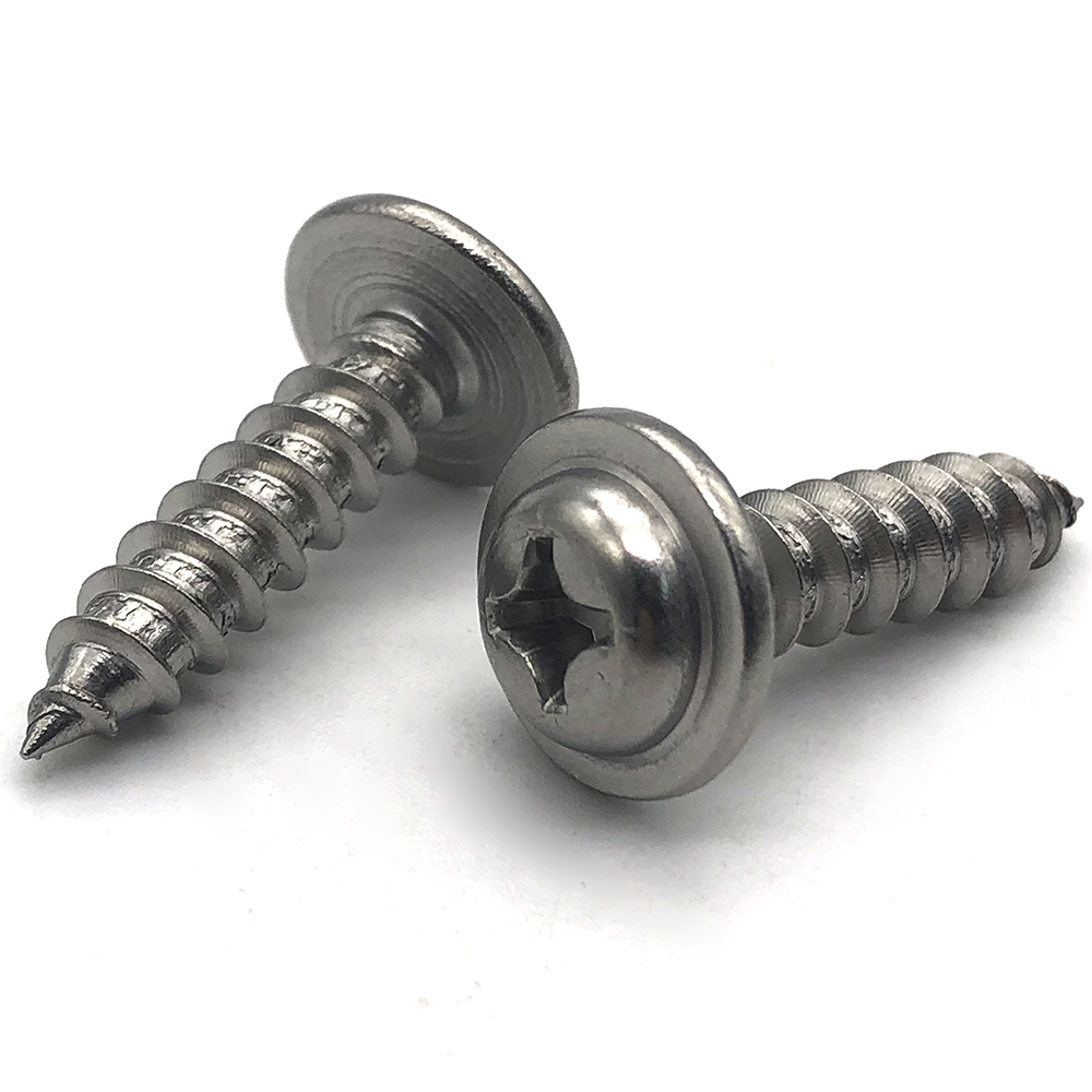 Chuanghe - Stainless steel Round Washer Head Phillips Pan Head Flat Tail Self-tapping Screw Self-tapping screw 5