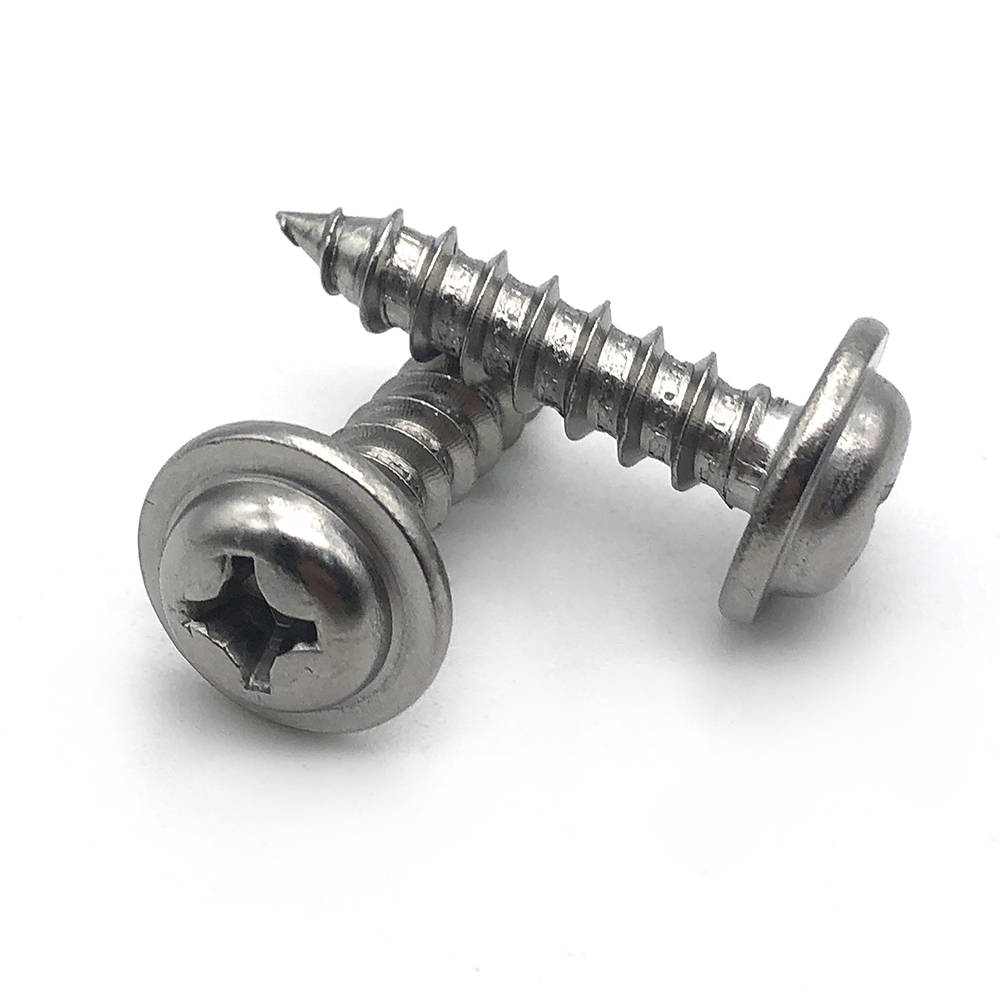 Chuanghe - Stainless steel Round Washer Head Phillips Pan Head Flat Tail Self-tapping Screw Self-tapping screw 6