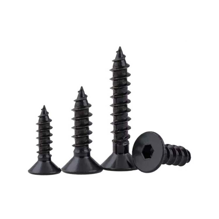Chuanghe - China wholesale Class 10.9 Black Oxide Coating Hexagon Socket Countersunk Head Self-tapping Screw Self-tapping screw 10
