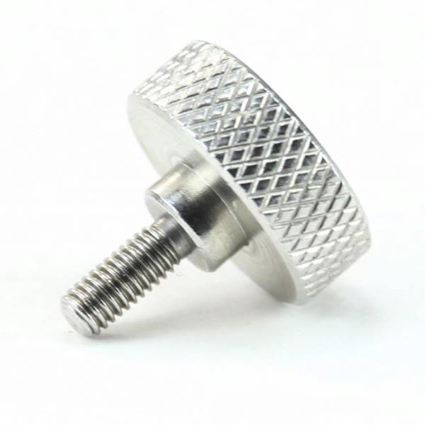 Chuanghe - China black plastic knob 3/8 m4 thumb screw with round knurled head screw length 60mm Thumb screw 7