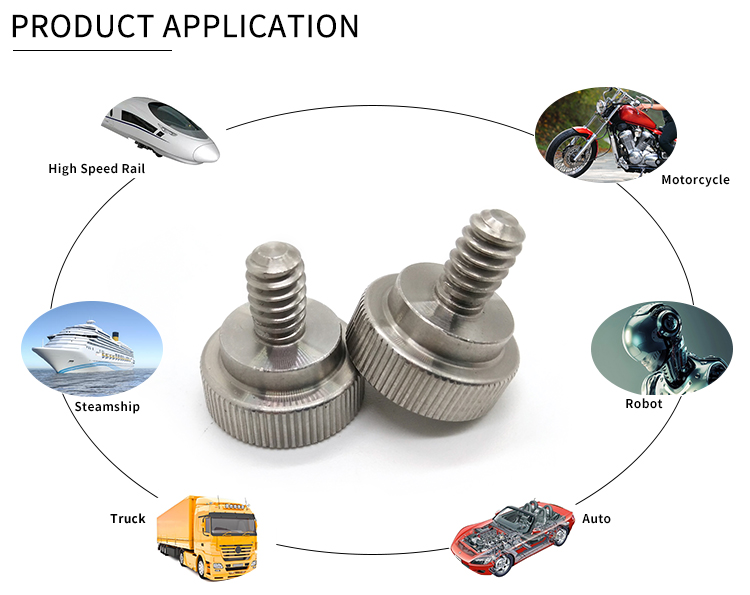 Chuanghe - China black plastic knob 3/8 m4 thumb screw with round knurled head screw length 60mm Thumb screw 10