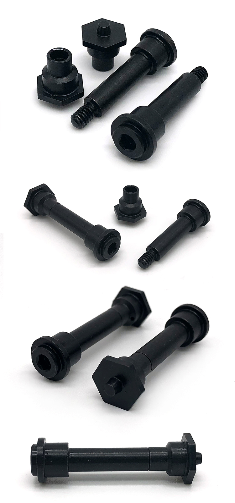 Chuanghe - Factory wholesale OEM furniture connecting chicago screws Black Hexagon socket head chicago male-female screws Chicago screw 9