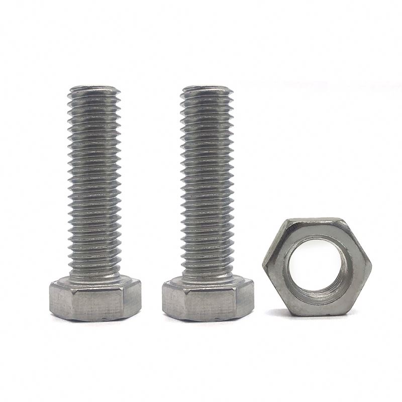 Chuanghe - China manufacturer Stainless steel m20 m22 m30 m34 m64 heavy hex bolt and nut DIN931 DIN933 hex bolts hex bolts 5