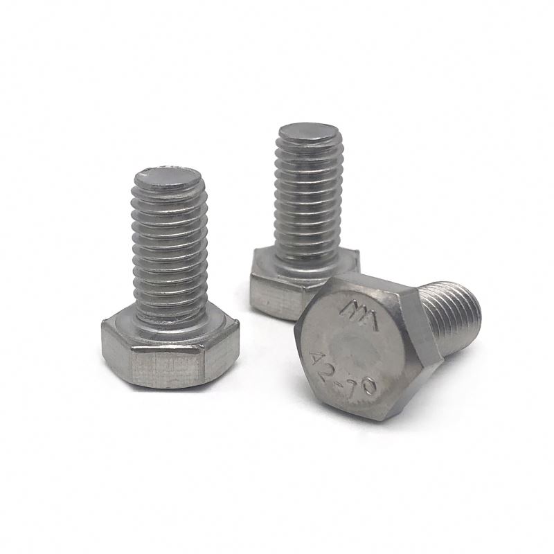 Chuanghe - China manufacturer Stainless steel m20 m22 m30 m34 m64 heavy hex bolt and nut DIN931 DIN933 hex bolts hex bolts 7